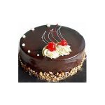 Chocolate Nut Fudge Cake