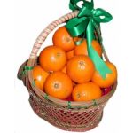 DOZEN ORANGES FRUIT BASKET