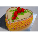 HEART SHAPED RIBBON CAKE