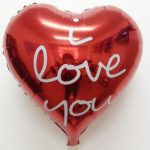 I Love You - Heart Love Foil Balloon 18 inc Large