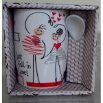 Just Fall In Love Mug With Spoon