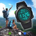 New Mens Boy LCD Digital Waterproof Stopwatch Date Rubber Sport Wrist Watch