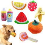 Pet Dog Toy Funny Puppy Chew Squeaker Squeaky Plush Play Sound Toys